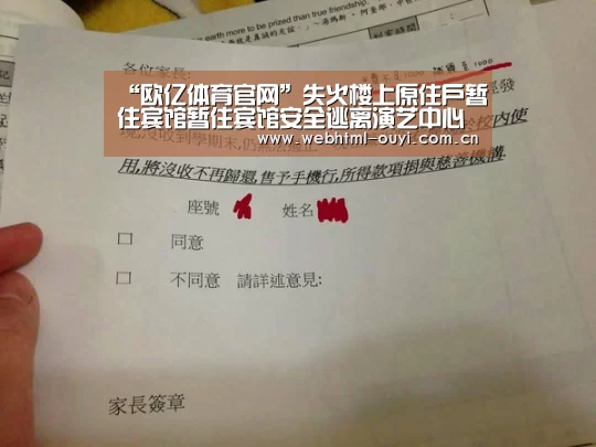 “欧亿体育官网”失火楼上原住户暂住宾馆暂住宾馆安全逃离演艺中心隔离篷布(图2) 欧亿体育官网